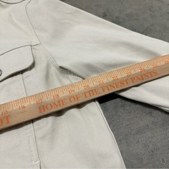 Topshop Topman Black Borg Lined Denim Jacket XL - Picture 4 of 10